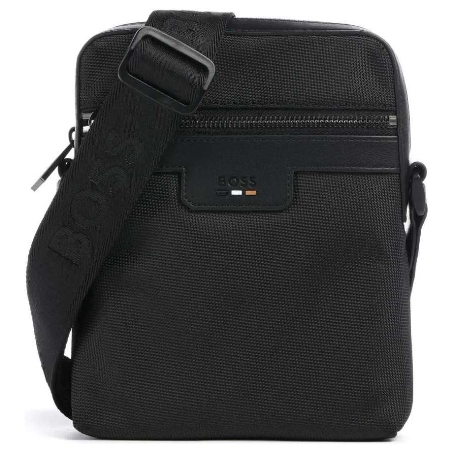 HUGO BOSS Polyester Crossbody Bags Men's Black