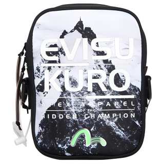 EVISU Polyamide Shoulder Bag, Crossbody Bag Regular Men's Black