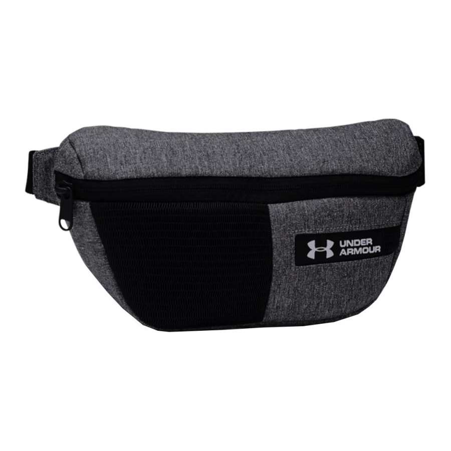 Under Armour Polyester Polyamide Fanny Pack Regular Unisex Black Gray