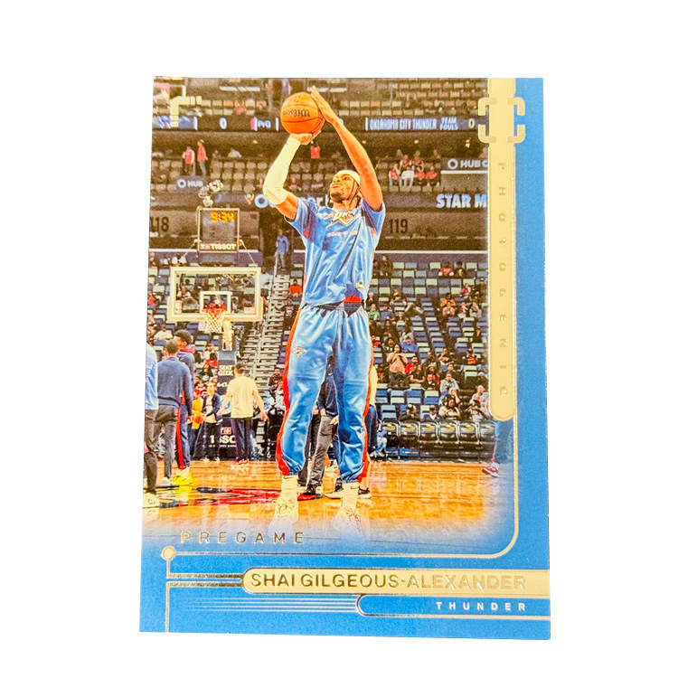 PANINI Alexander SGA Thunder, On Court Collection, Classic Base Topps, Alexander SGA Game Used Condition Sports Cards