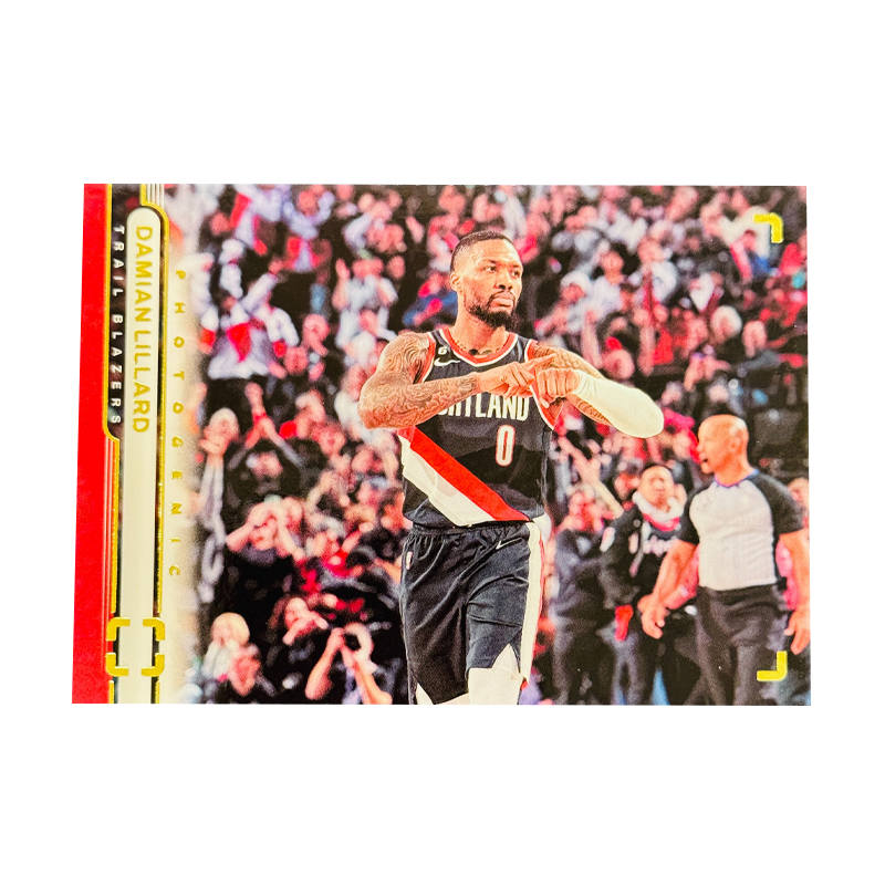 PANINI Lillard, Trail Blazers, On Court Collection, Classic Image Base, Special Edition Condition Sports Cards 1 Pc