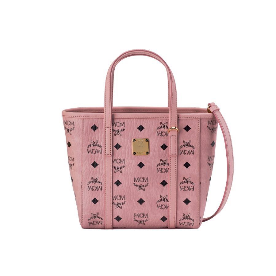 MCM Toni Polyurethane With Polyester And Cotton Tote Bag, Shopping Bag, Shoulder Bag, Crossbody Bag, Handbag Mini