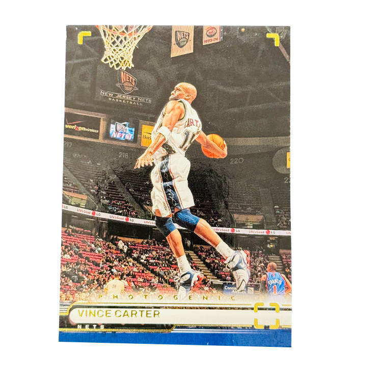 PANINI PANINI Vince Carter, Nets, On Court Collection, Classic Image Base Cards, Vince Carter, Nets, Common Condition