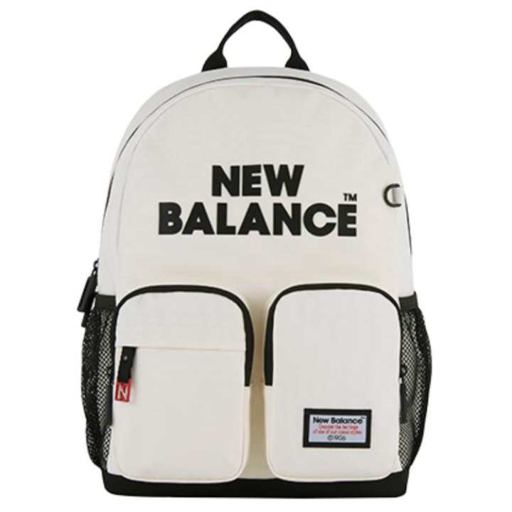 New Balance New Balance Polyester Backpack Unisex Ivory White