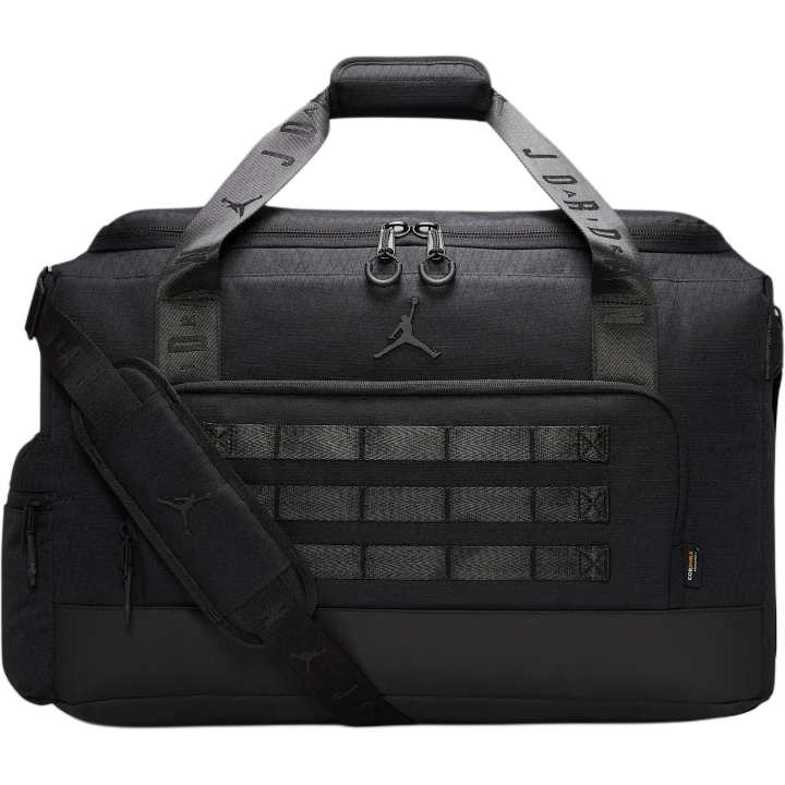 Jordan Jordan Polyester One Shoulder Crossbody Handheld Travel Bag 44L Unisex Black