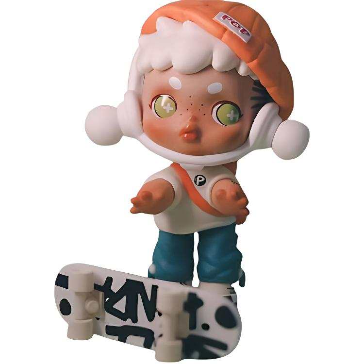 POP MART Panda SP2 Bear Meow Heat Trend, Confirmed, Skateboard Youth Mystery Boxes