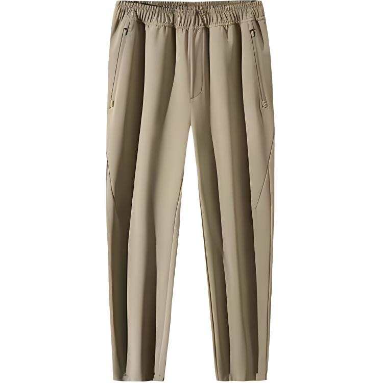 Anta Variety Training Collection Knitted Sweatpants Men's Dark Khaki