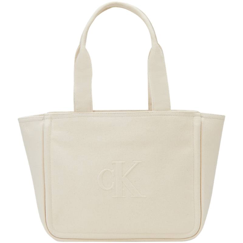 CALVIN KLEIN SS25 Fabric Handbag Women's Ivory White