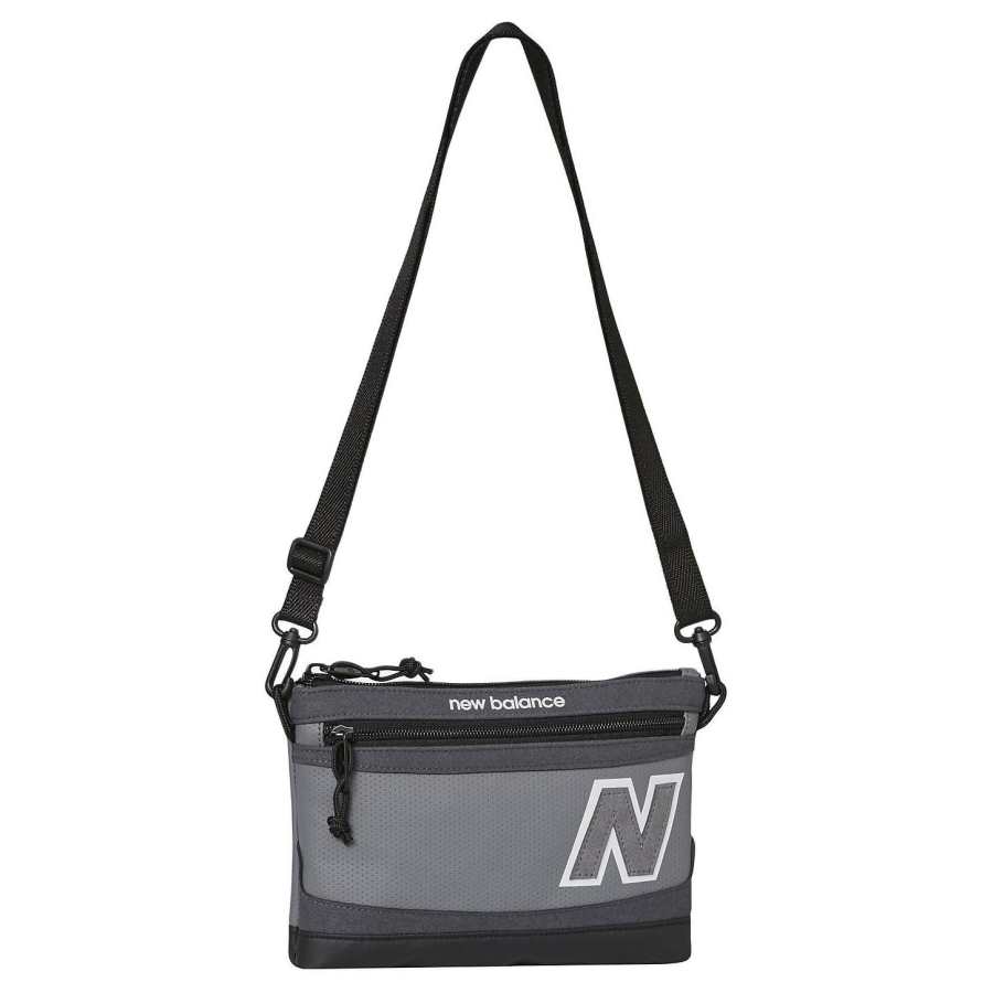 New Balance New Balance Pu Shoulder Bag, Crossbody Bag Regular Men's Castle Gray