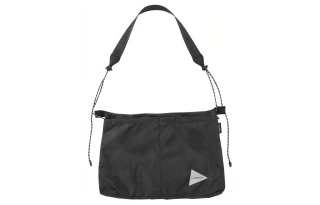 And Wander 5L Portable Crossbody Bag, Shoulder Bag, Outdoor Bag Nylon Charcoal Gray Unisex