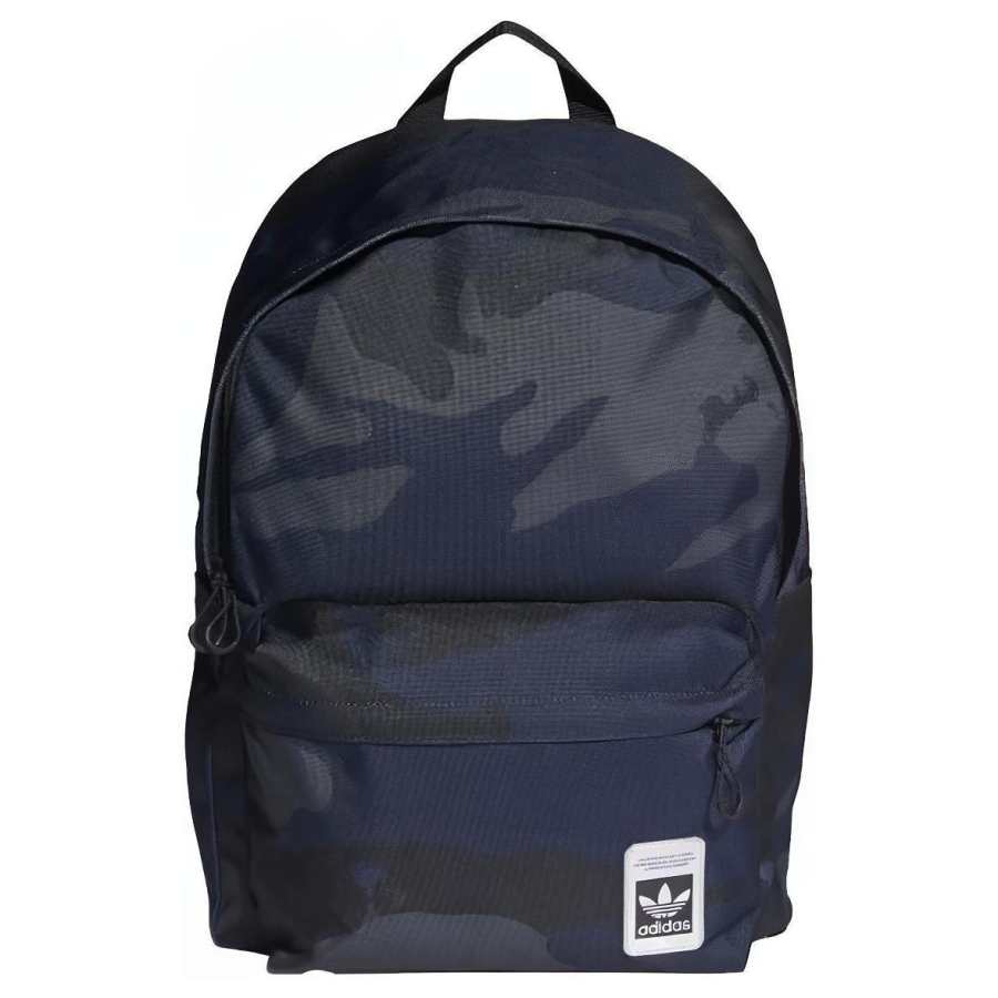 Adidas Originals Fashion Trend Fabric Backpack Regular Unisex Navy Blue