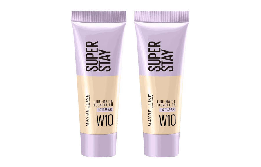 Maybelline Light Touch Sample Set Long Lasting Makeup Light Transparent Pink Liquid Foundation