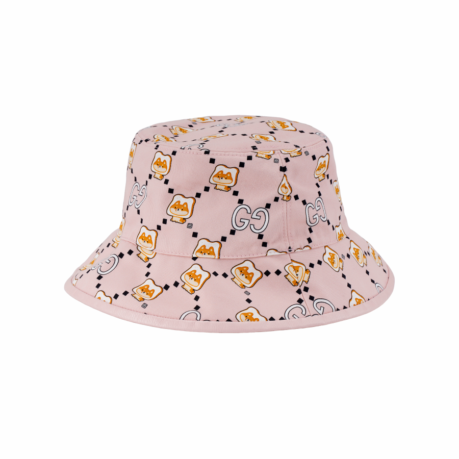 GUCCI Cotton Bucket Hats Women's Pink