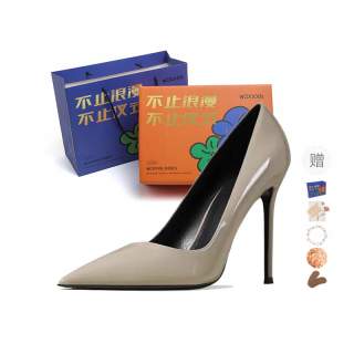 WOXXXN Pu Slim Heel High Heels Women's