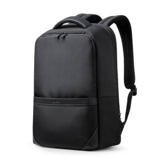 Hanke Fabric Lightweight Business Backpack Medium Men's Obsidian Black