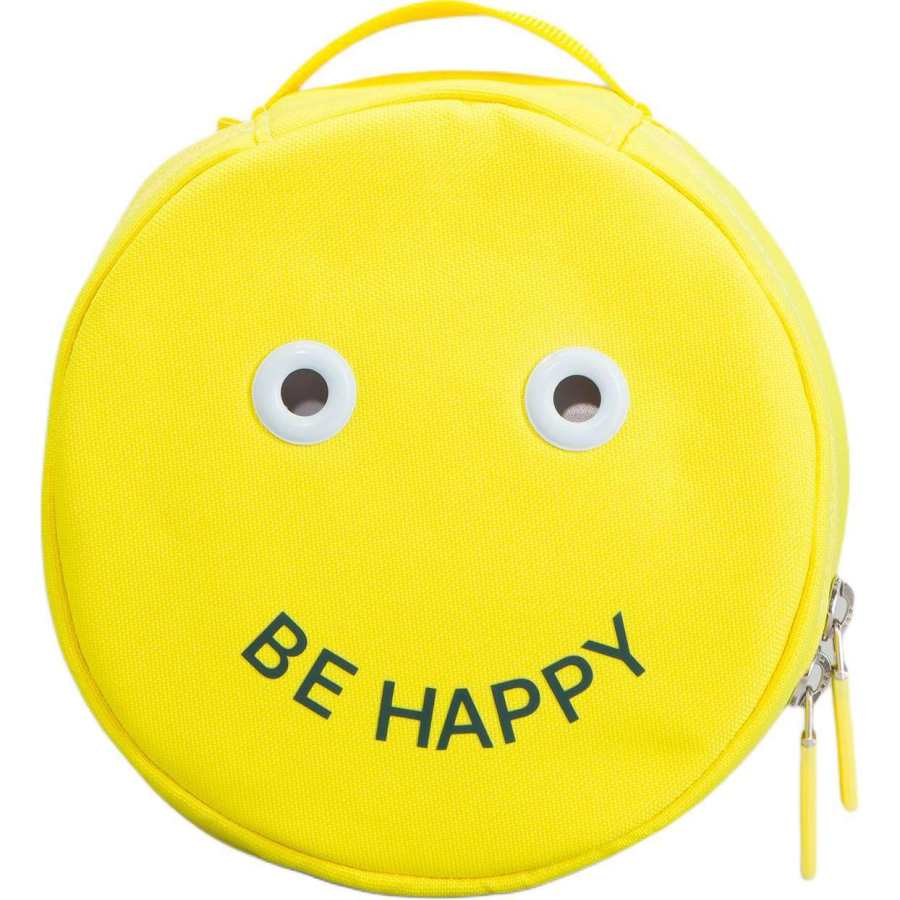 Lululemon Daily Essentials Polyamide Small Round Bag Travel Organizers Mini Unisex Sonic Yellow