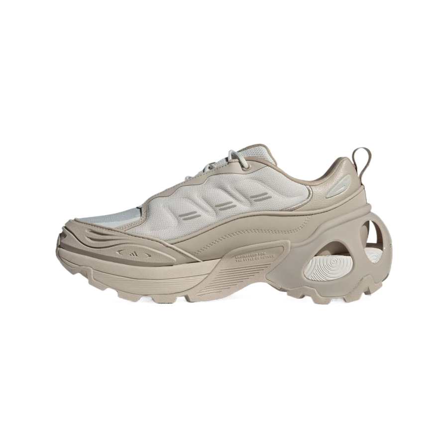 Adidas Adidas Wonder Runner Textile, Synthetic Leather Cushioning Slip Resistant Low top Running Shoes Unisex Brown Gray