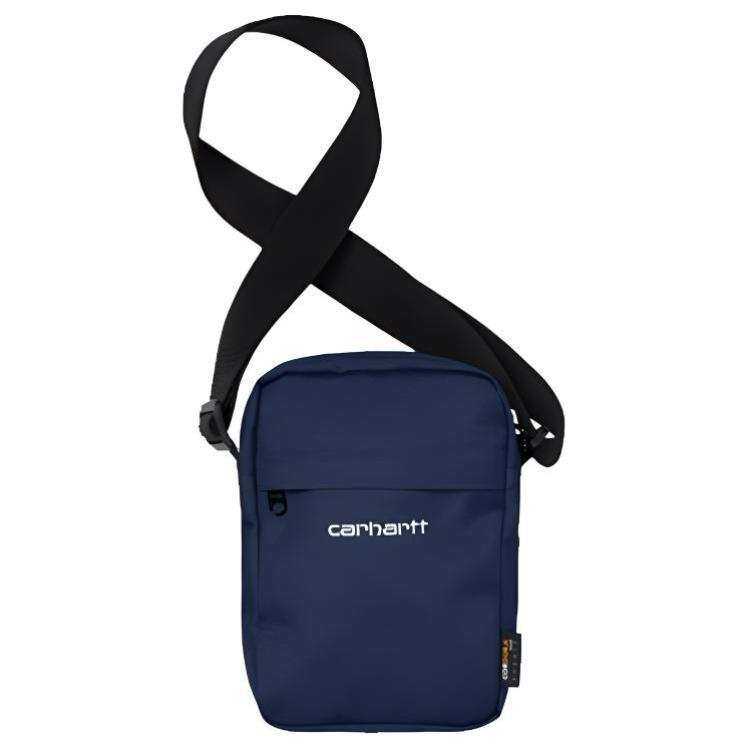 Carhartt WIP Polyester Shoulder Bag, Crossbody Bag Regular Men's Blue