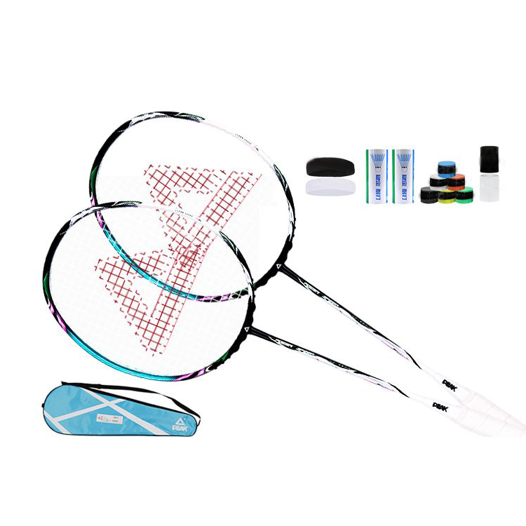 PEAK BP 3900 Full Carbon Badminton Rackets Control Type All around Defense Entry level 675MM Blue
