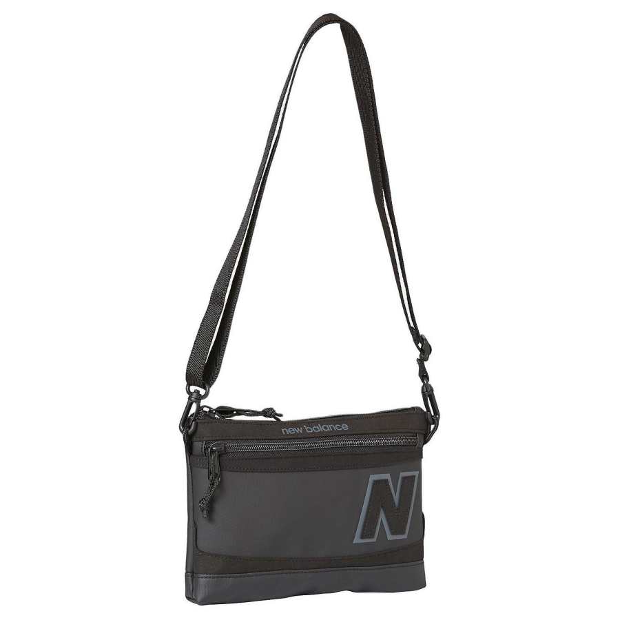 New Balance New Balance Pu Shoulder Bag, Crossbody Bag Regular Men's Black