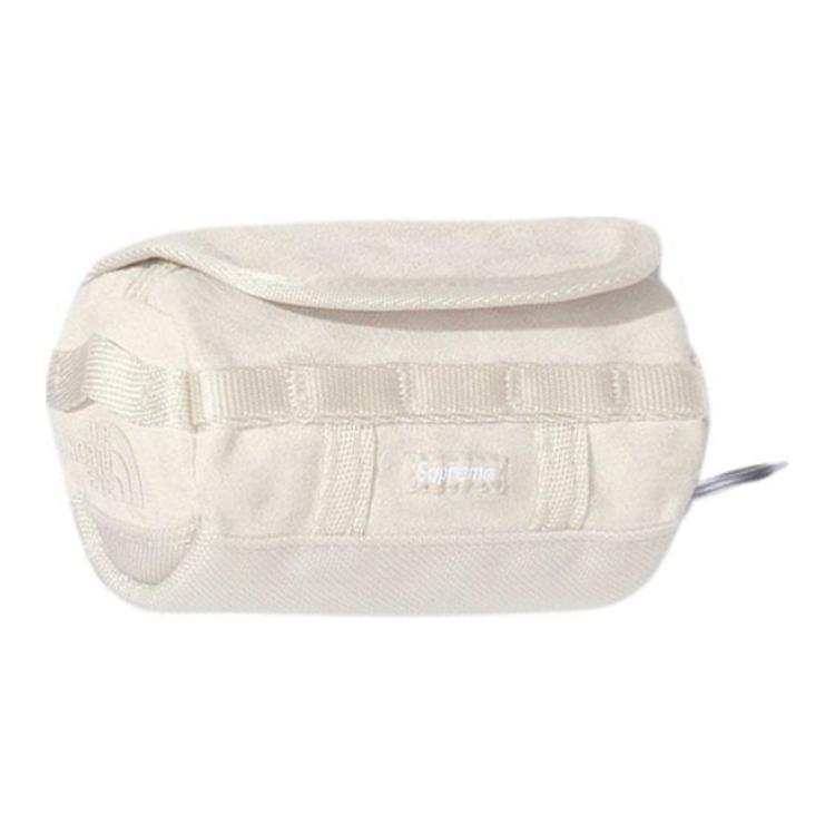 Supreme Supreme The North Face Collaboration Suede Fabric Luggage Bag Keychain Bag Accessory Unisex White