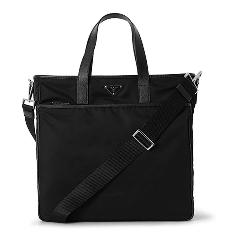 PRADA PRADA Nylon One Shoulder Handbag Men's Black