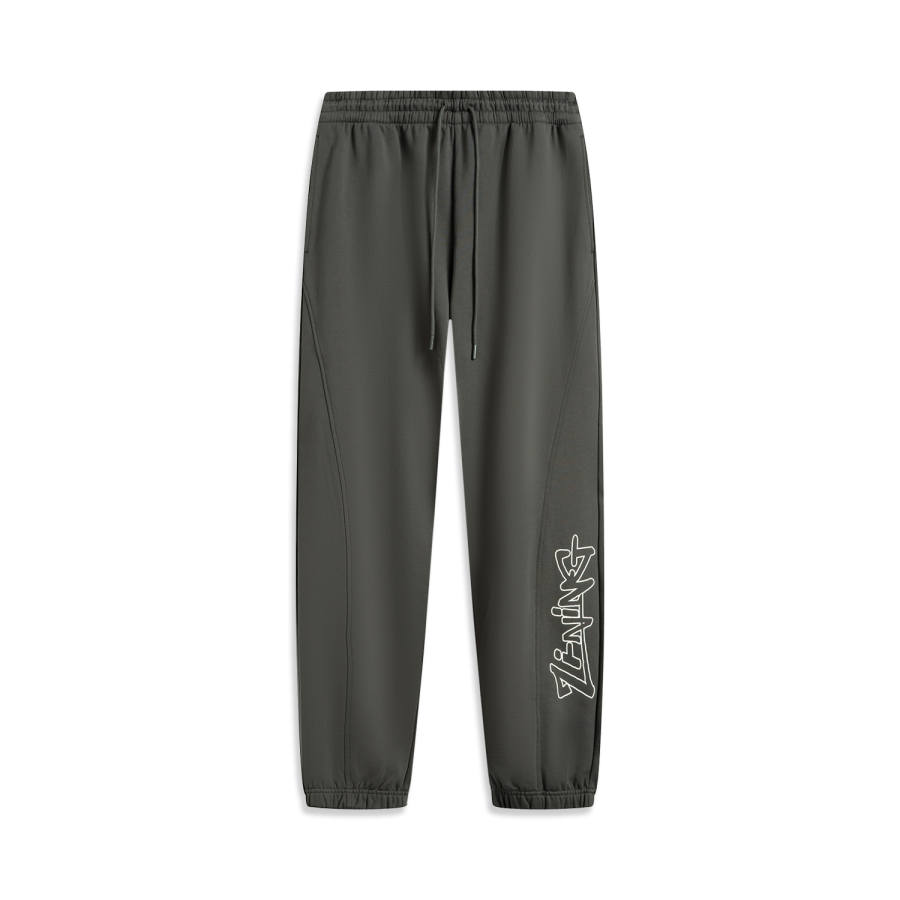 Li-Ning Li Ning Sports Life Collection Knitted Sweatpants Men's Obsidian Gray