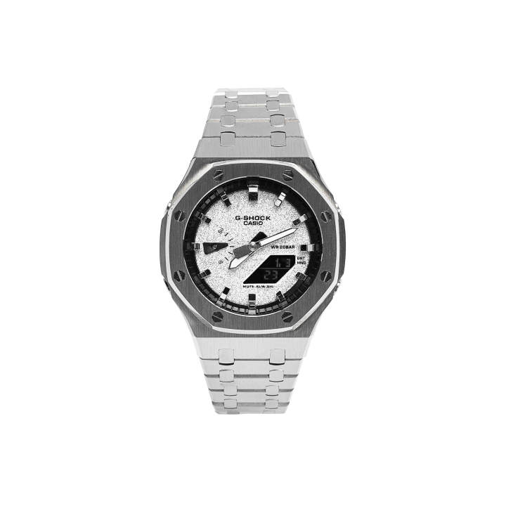 CASIO CASIO Custom Collection Quartz Movement Stainless Steel Watchband Watch Men's Watches Silver Dial
