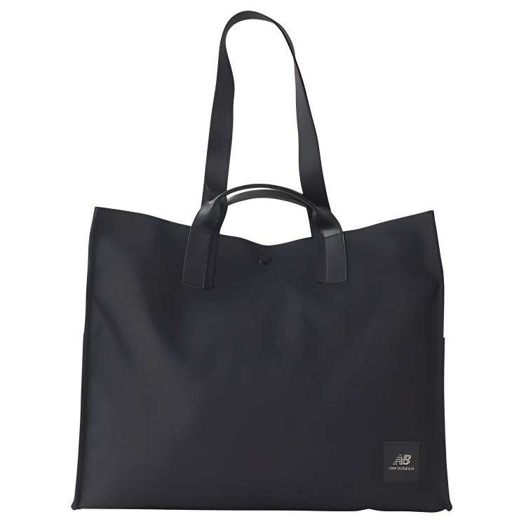 New Balance New Balance Nylon Tote Bag, Shopping Bag, Shoulder Bag, Handbag Large Unisex Black