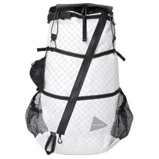 And Wander Recycled Polyester Outdoor Mountaineering Bag Backpack Unisex Ecru