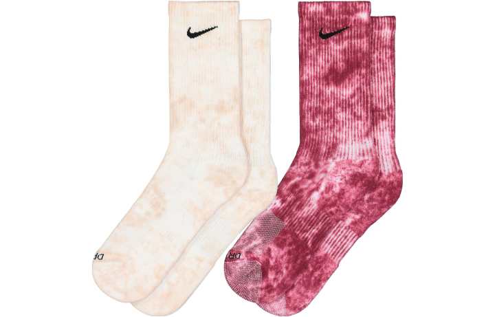 Nike Nike Knee High Socks Unisex 2 Pack Rose Red/Light Pink