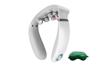 SKG Physical Pulse Neck Massager Neck Shoulders And Neck Massage Device, Portable Thermal Therapy G7 Pro