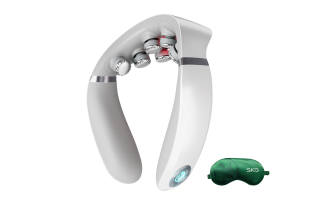 SKG Physical Pulse Neck Massager Neck Shoulders And Neck Massage Device, Portable Thermal Therapy G7 Pro