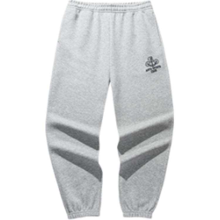 Anta Life Collection Knitted Sweatpants Men's Gray Heather Gray