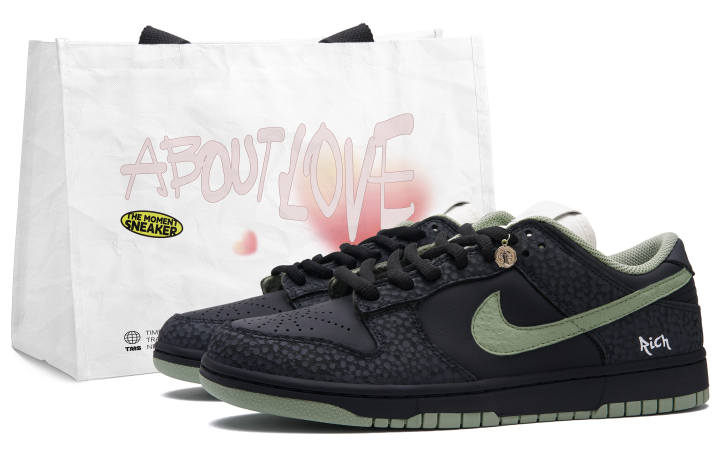 Nike Nike Dunk Moon Low top Skateboard Shoes Women's Black Green