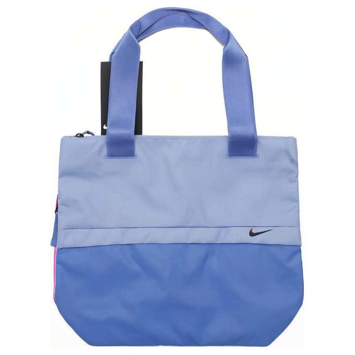 Nike Nike Polyester Handbag, Crossbody Bag, Tote Bag, Shopping Bag, Handbag Regular Unisex Blue