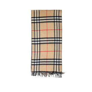Burberry 【Previous Season】reversible check cashmere scarf