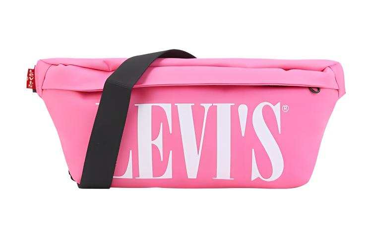 Levis Polyester Sling Bag One Shoulder Crossbody Fanny Pack Regular Unisex Pink
