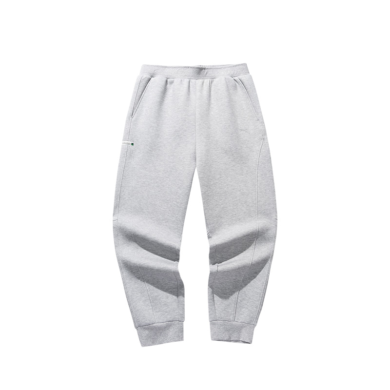 Anta Life Collection Knitted Sweatpants Men's Gray Heather Gray