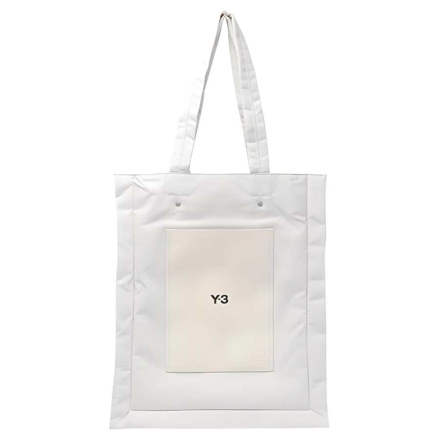 Y-3 Y-3 logo-print padded tote bag