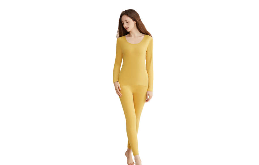 Hodo Thermal Set Women's Ginger Yellow