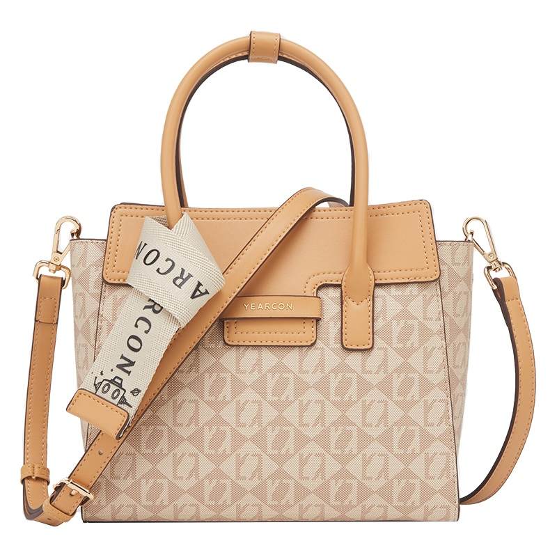 YEARCON PVC With Artificial Leather With Synthetic Leather One Shoulder Handbag Small Women's Multicolor
