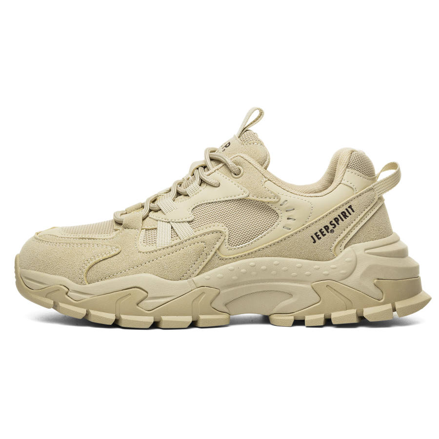 JEEP SPIRIT Coverage Low top Chunky Sneakers Men's Light Sandy
