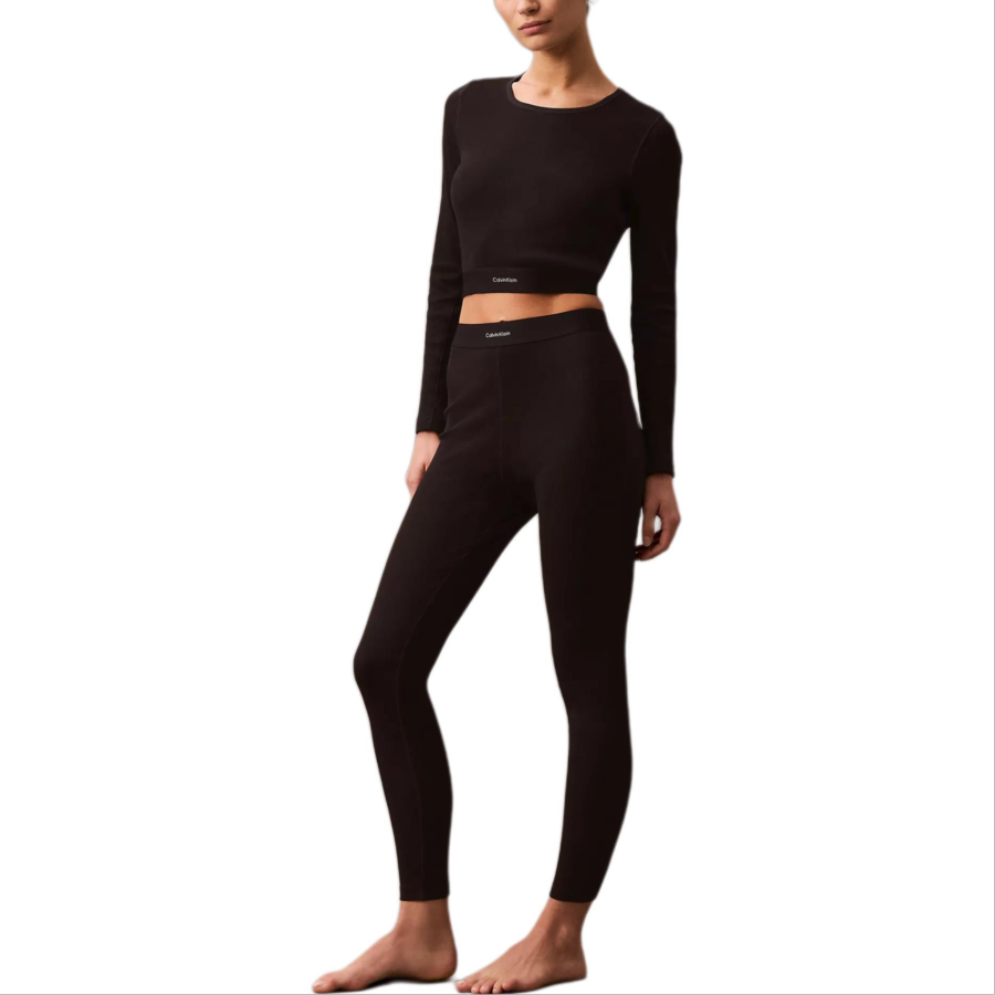 CALVIN KLEIN Pajama Top Women's Black