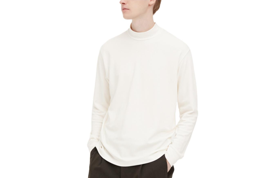UNIQLO FW22 Long Sleeved T Shirt Men's White