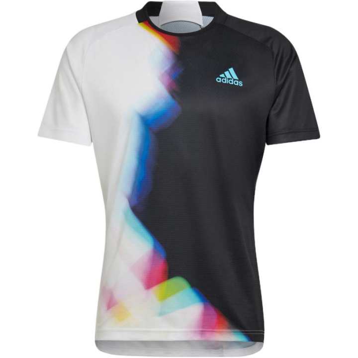 Adidas Adidas T Shirts Men's Multicolor Crew Neck Moderate Straight Fit