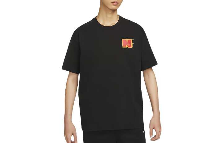 Nike Nike T Shirts Men's Black Crew Neck Moderate