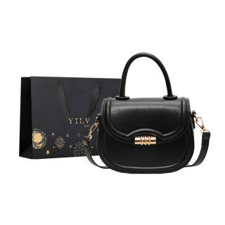 YILV Pu Handbag Women's Black/Coffee/Brown/Burgundy
