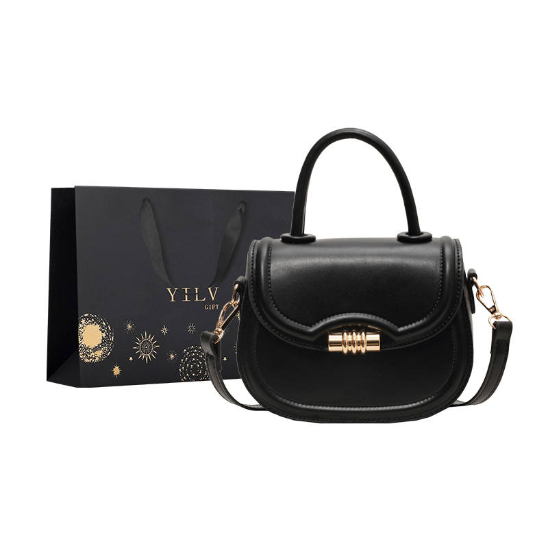 YILV Pu Handbag Women's Black/Coffee/Brown/Burgundy