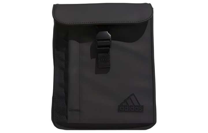 Adidas Adidas Recycled Artificial Leather Crossbody Bag, Shoulder Bag Regular Unisex Black